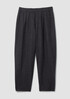 Mélange Boiled Wool Jersey Lantern Pant in Regenerative Wool