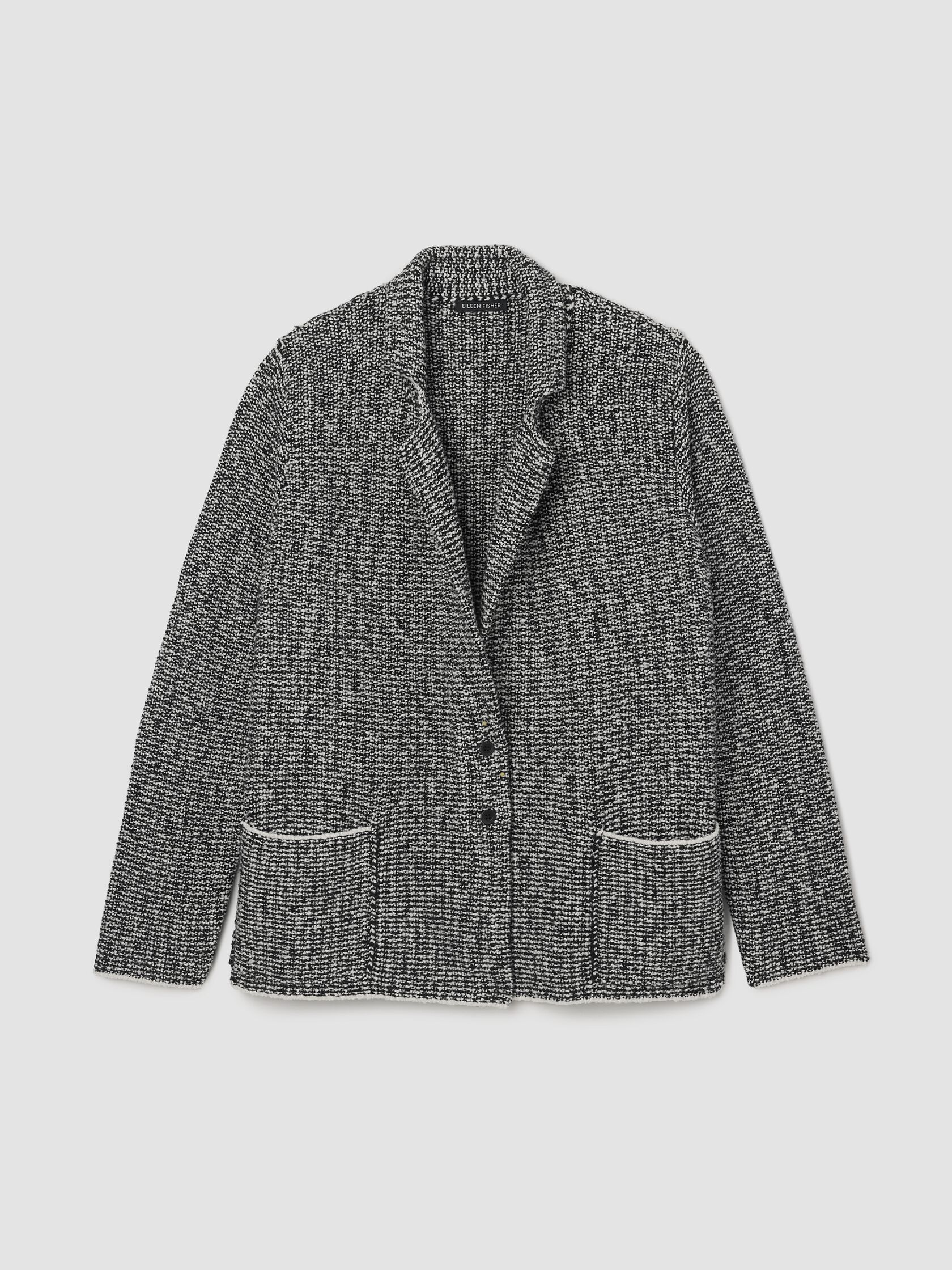 Peruvian Cotton Cloud Notch Collar Jacket