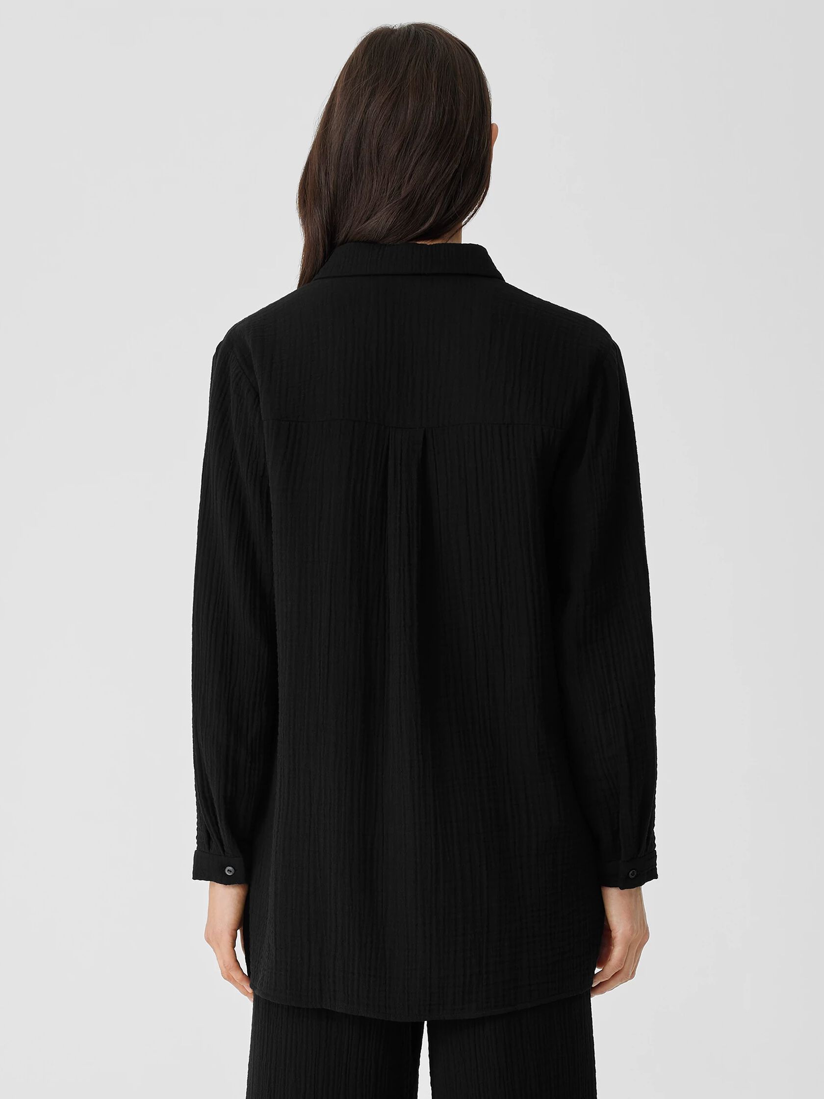 Organic Cotton Gauze Classic Collar Shirt
