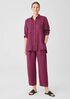 Washed Organic Linen Delave Classic Collar Shirt