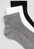 Cotton Ankle Sock 3-Pack