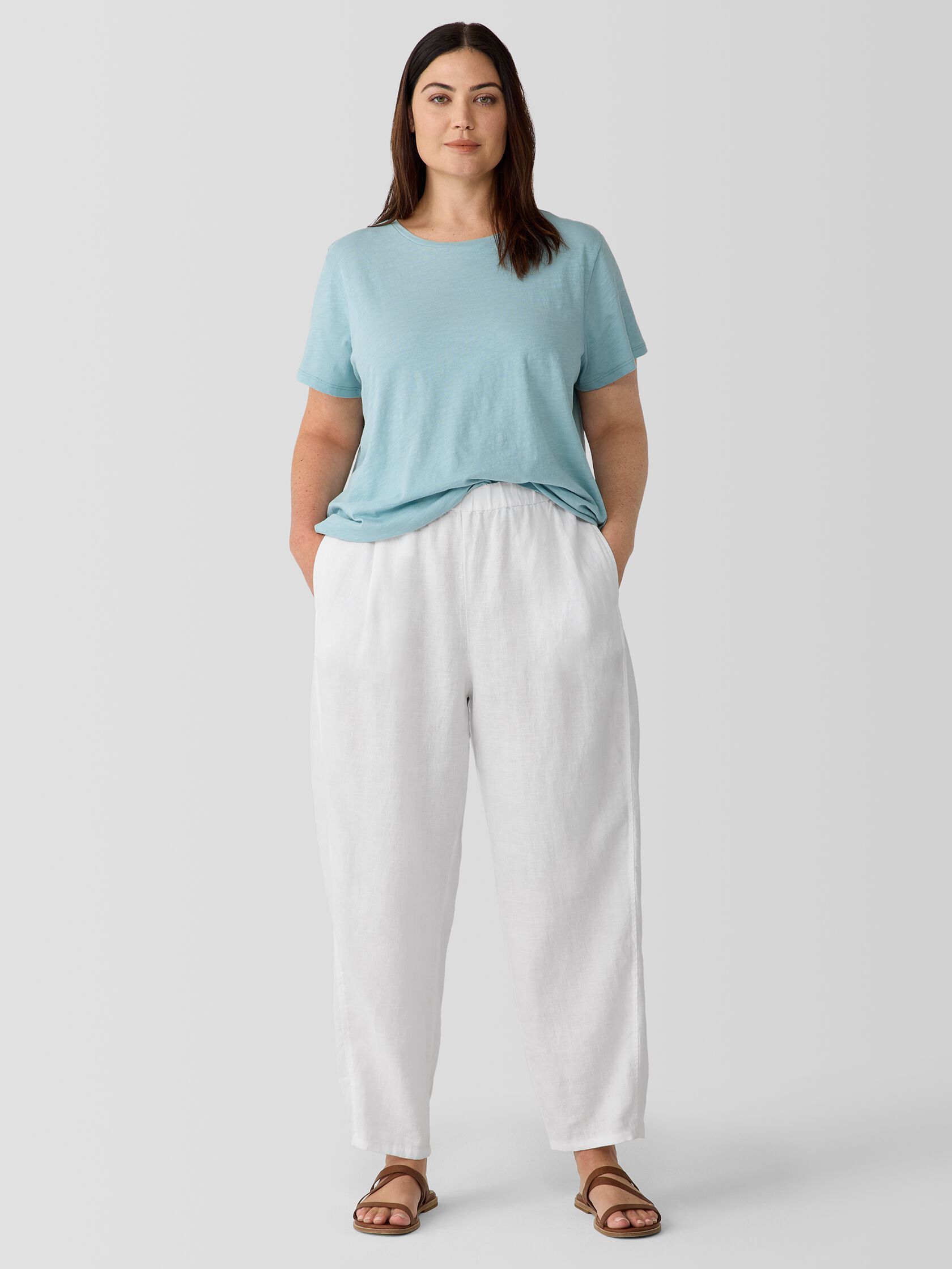 Organic Linen Lantern Pant
