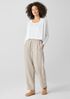Organic Linen Cotton Cropped Cardigan