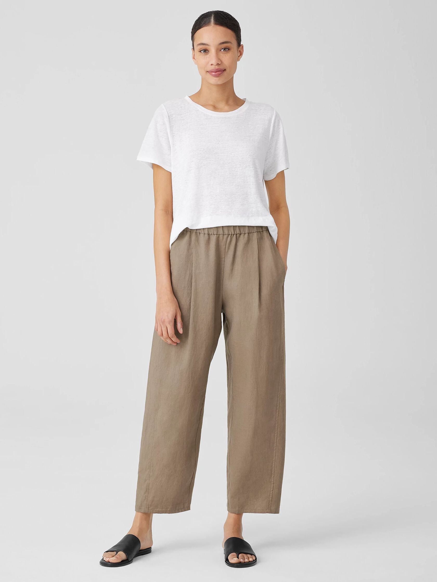 Organic Linen Lantern Pant