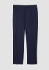 Cotton Blend Ponte Straight Pant