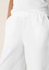 Organic Cotton Pucker Wide-Leg Pant
