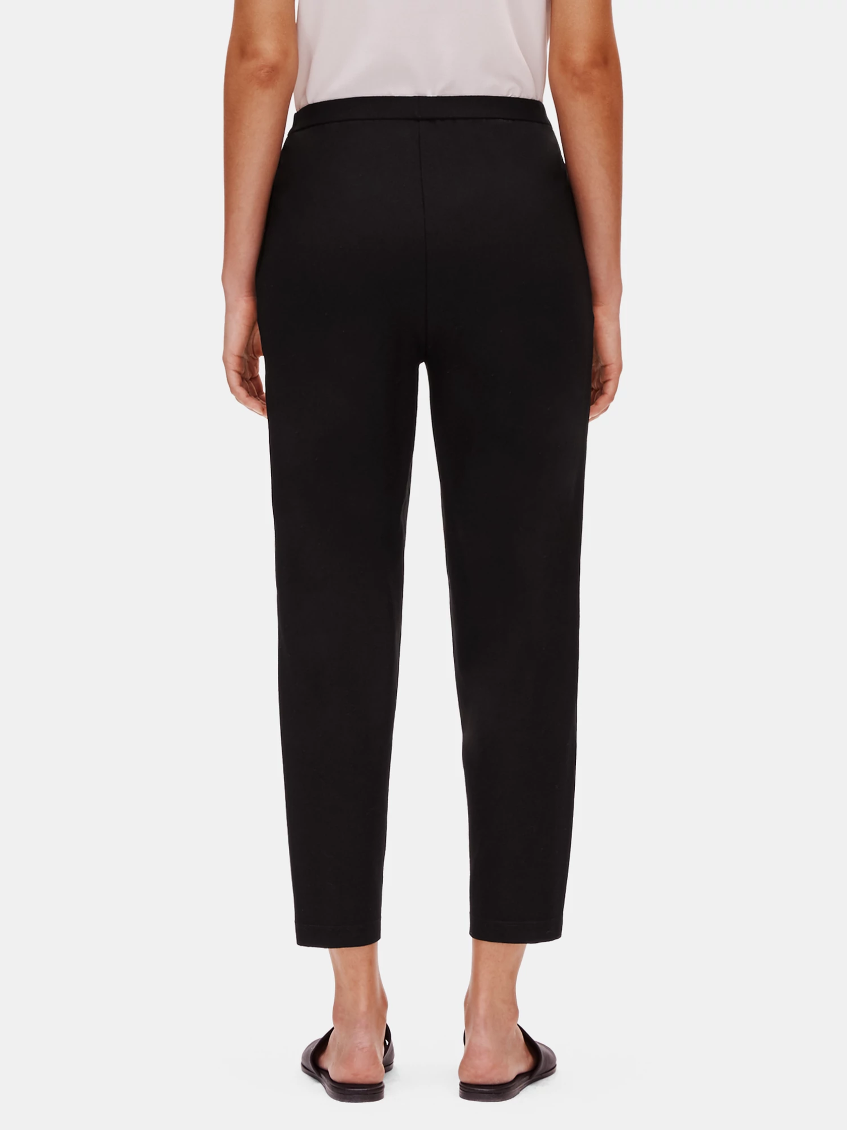 System Lightweight Washable Stretch Crepe Tapered Pant