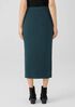 Merino Slim Pencil Skirt in Regenerative Wool