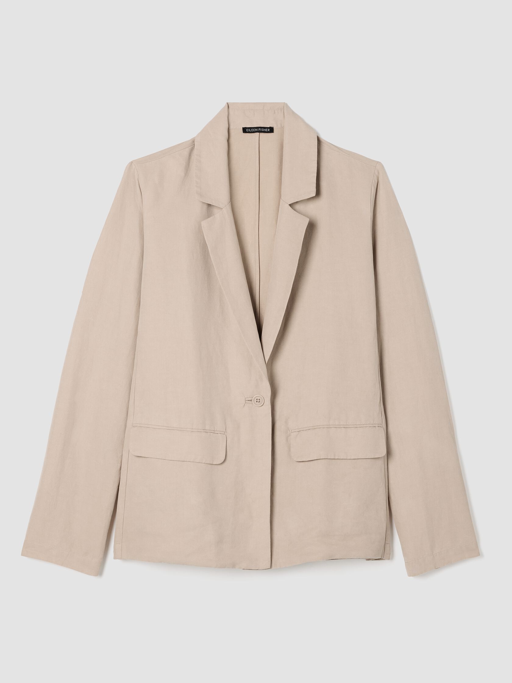 Linen Silk Twill Blazer