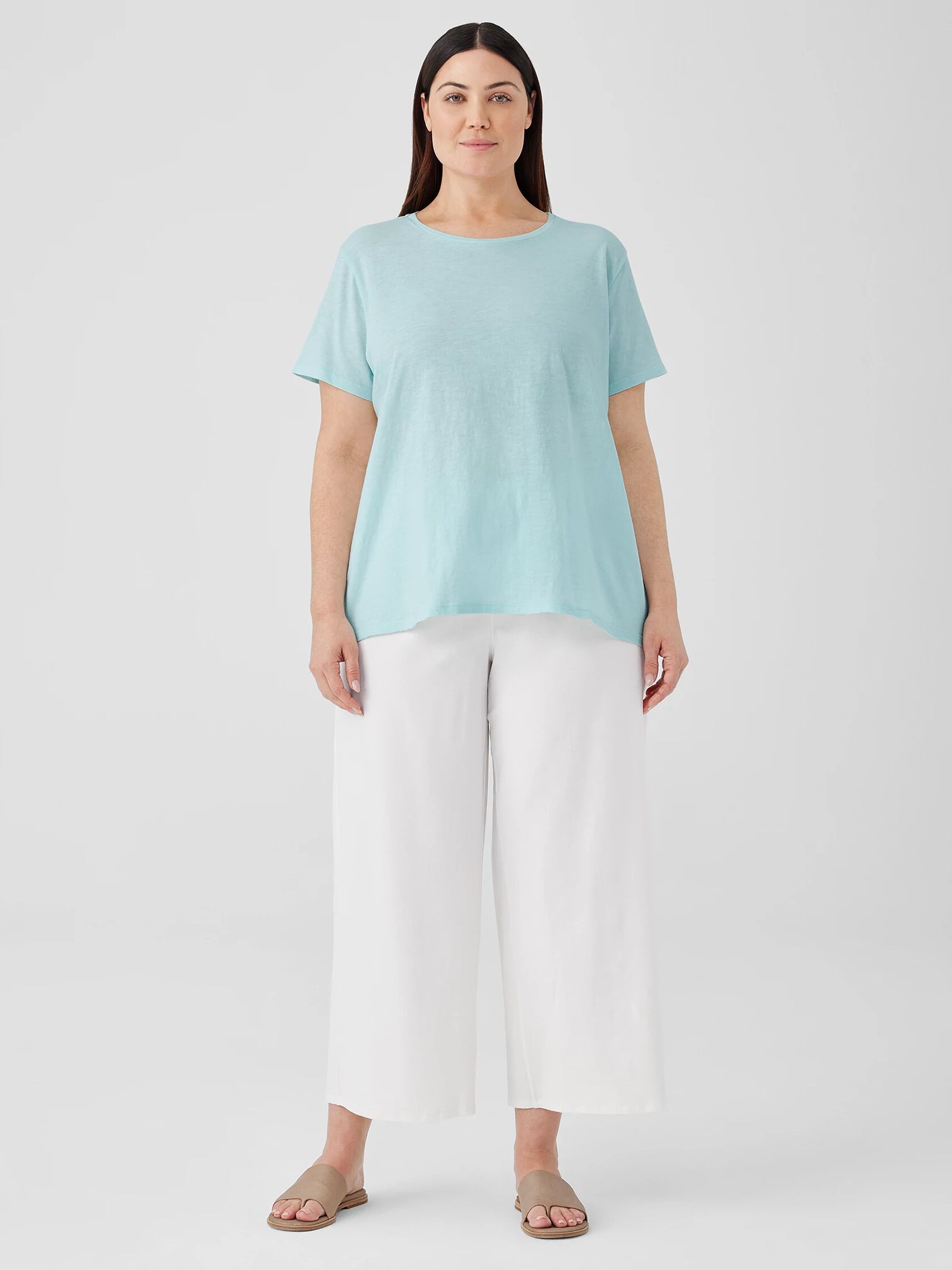 Organic Cotton Slubby Jersey Tee