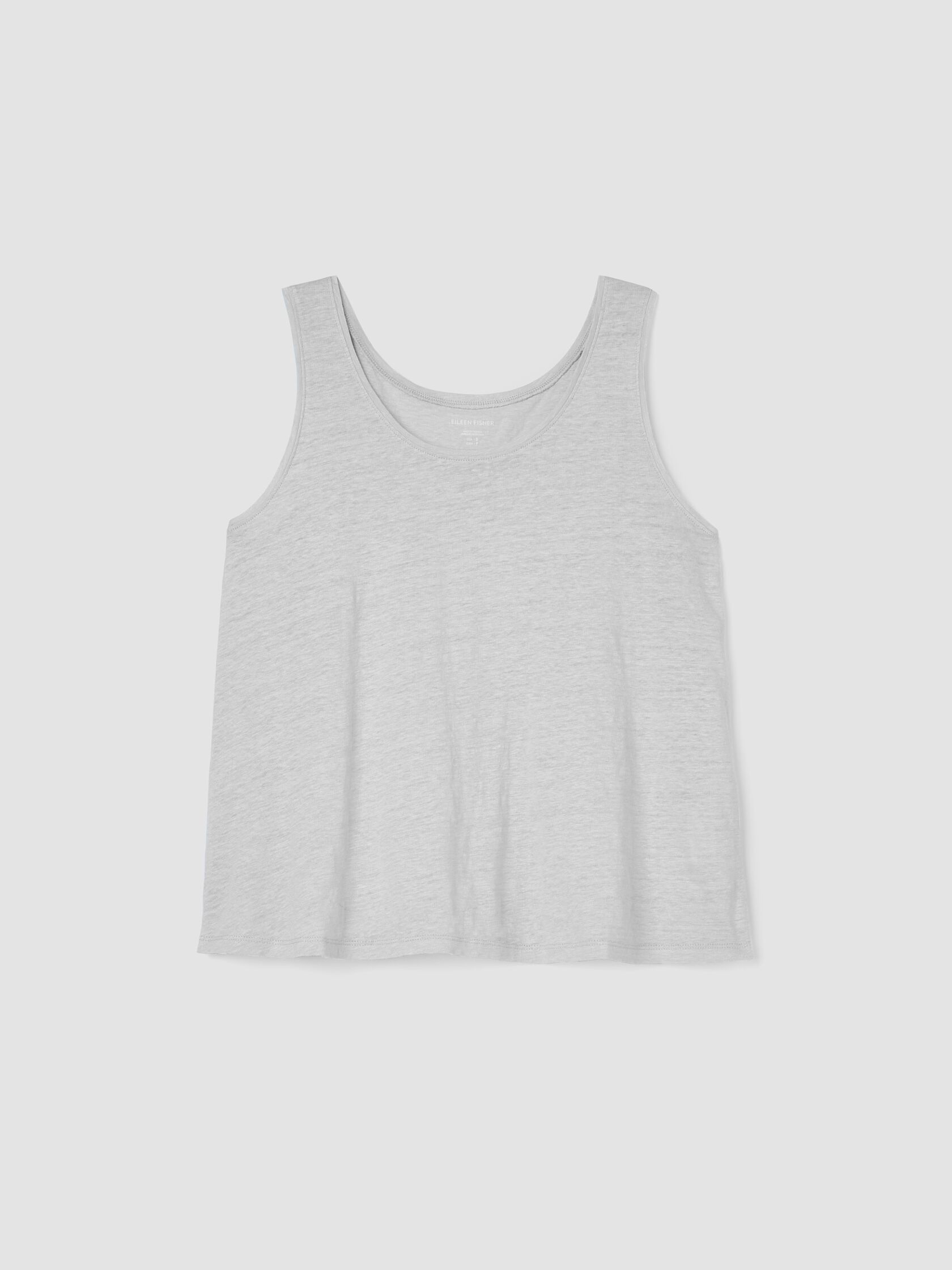 Organic Linen Jersey Scoop Neck Tank