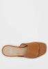 Airy Leather Slide