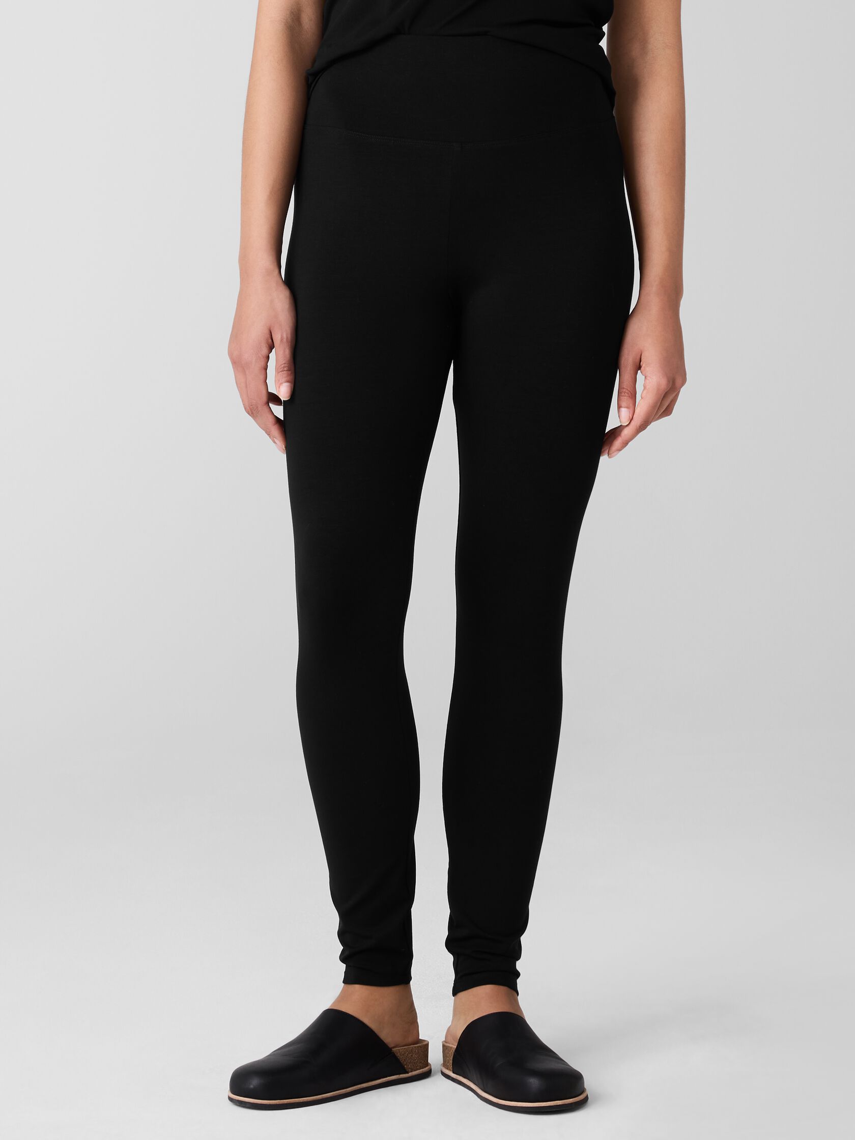 Stretch Jersey Knit Leggings