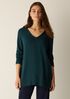 Peruvian Cotton Blend V-Neck Top