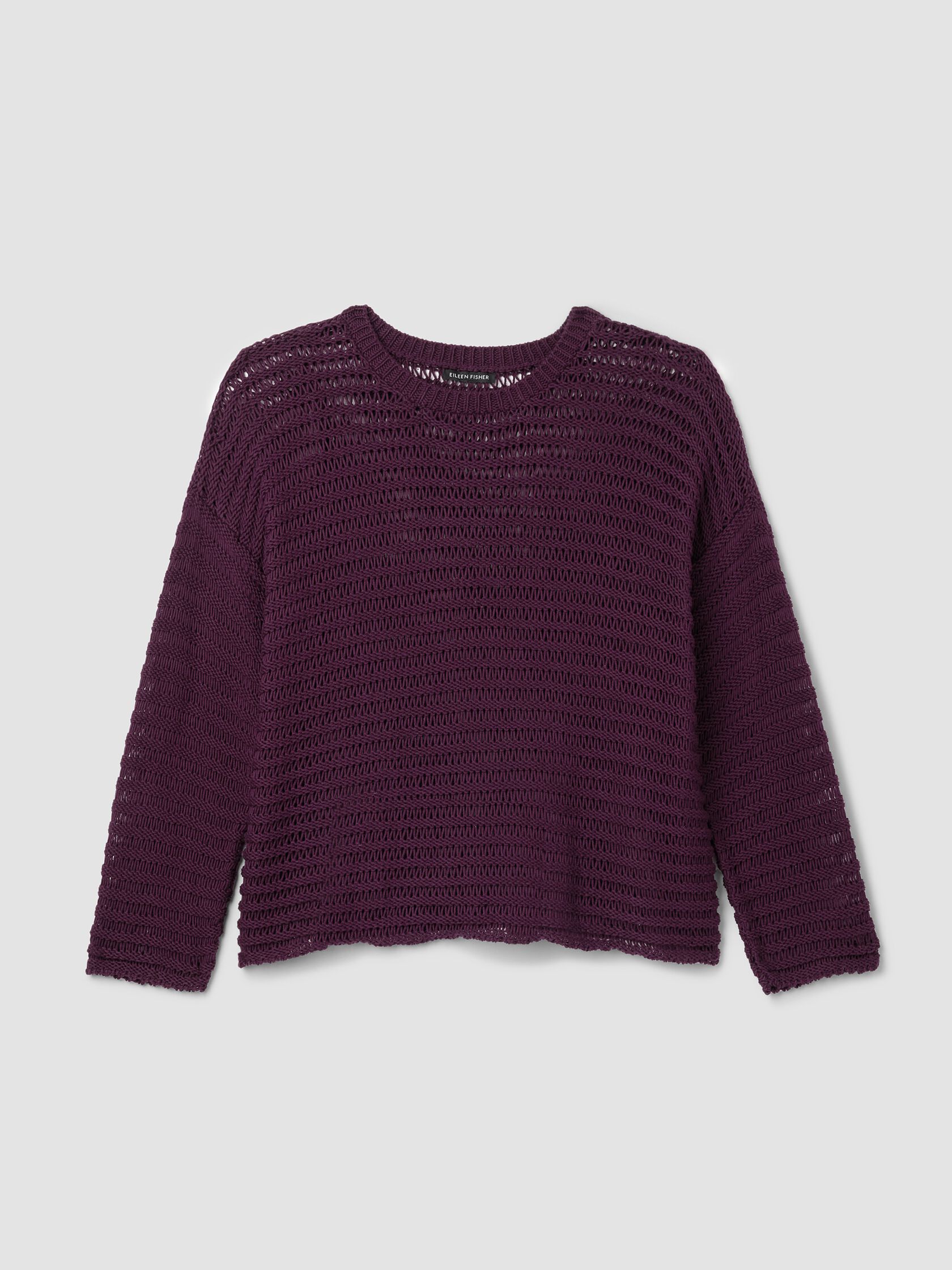 Peruvian Organic Cotton Cord Crew Neck Top