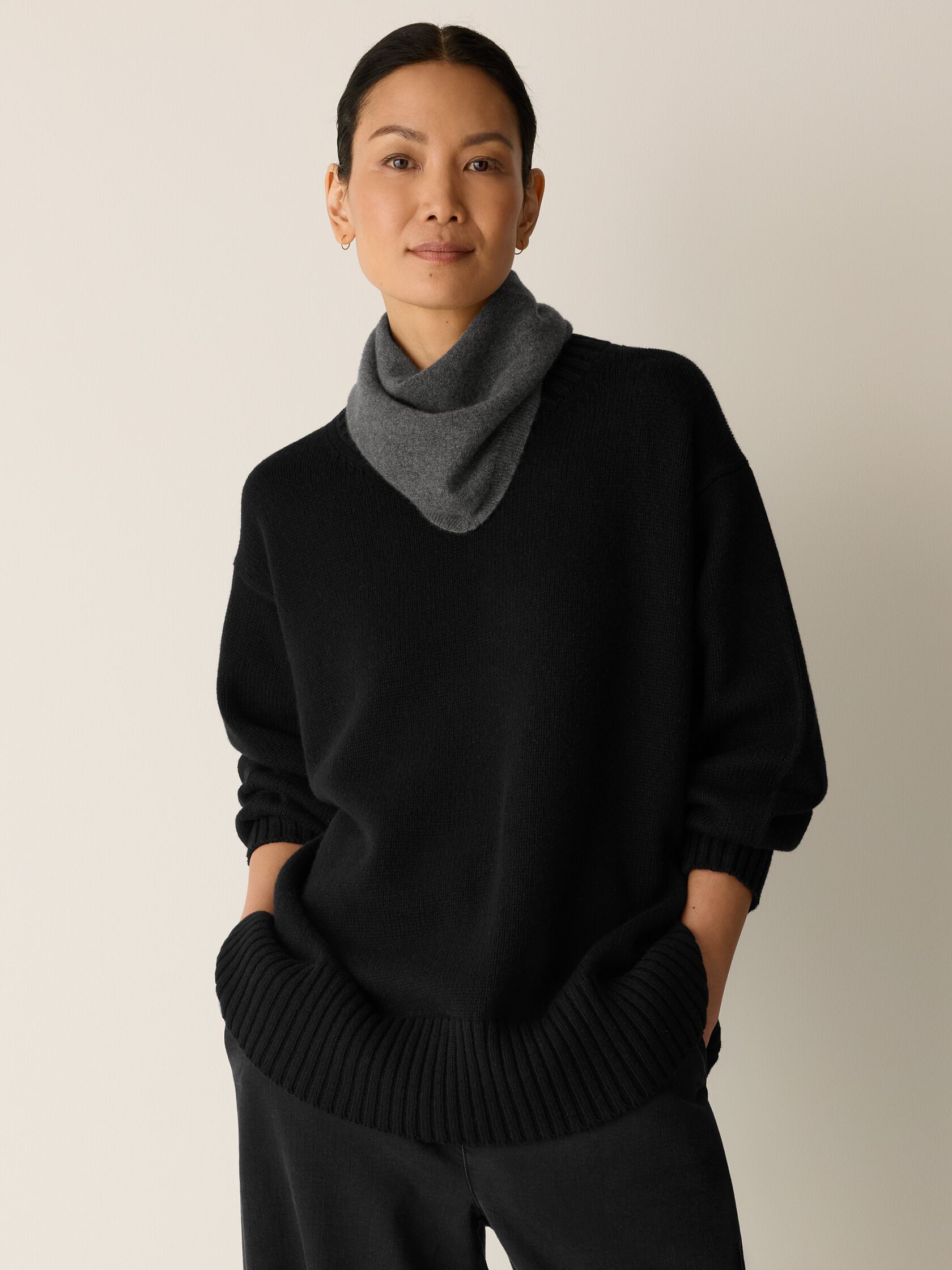 Italian Cashmere Bandana Scarf