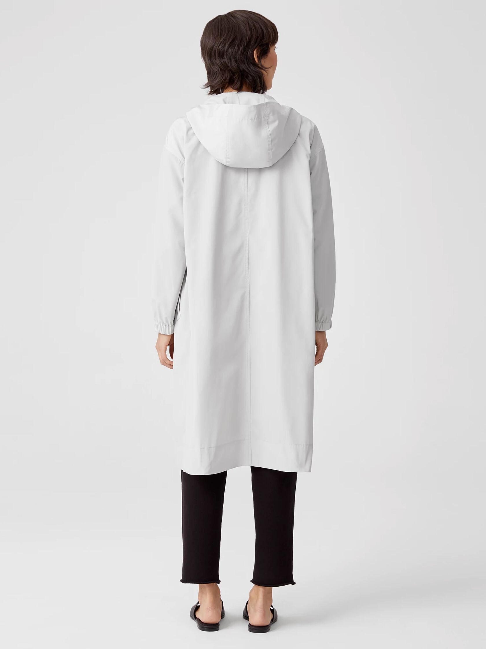 Recycled Polyester Hooded Coat