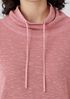 Organic Linen Cotton Slub Funnel Neck Top