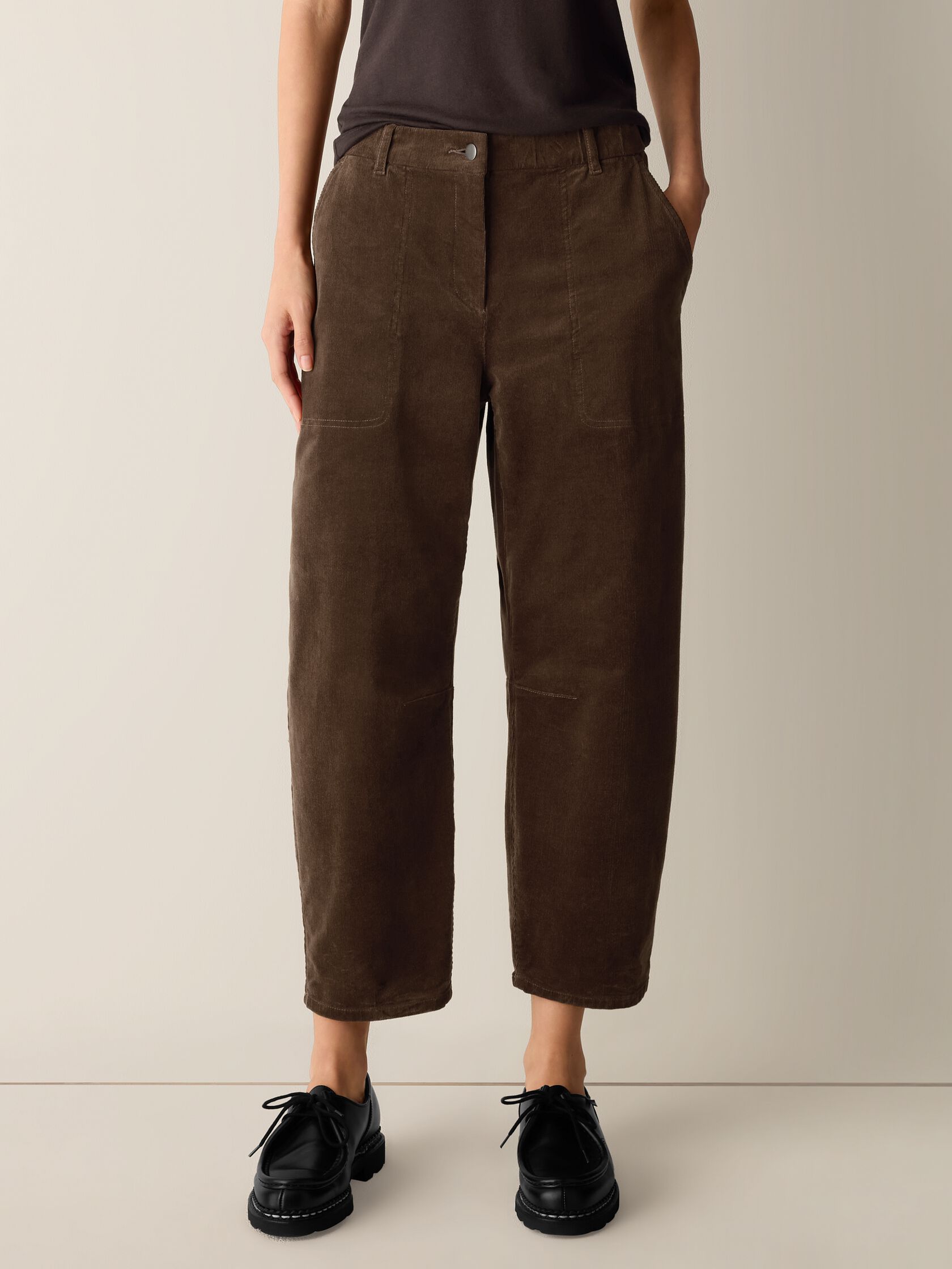 Organic Cotton Stretch Corduroy Arch Pant