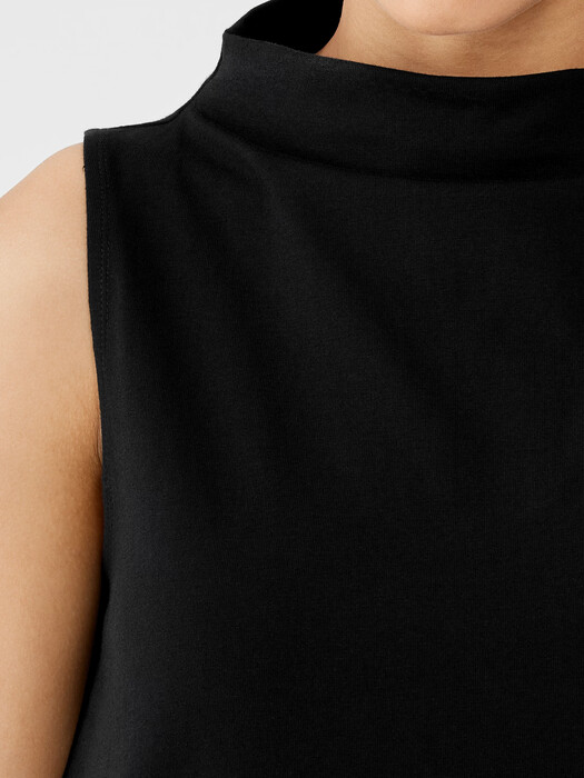 Traceable Cotton Jersey Funnel Neck Tank