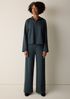 Lightweight Ponte Wide-Leg Pant
