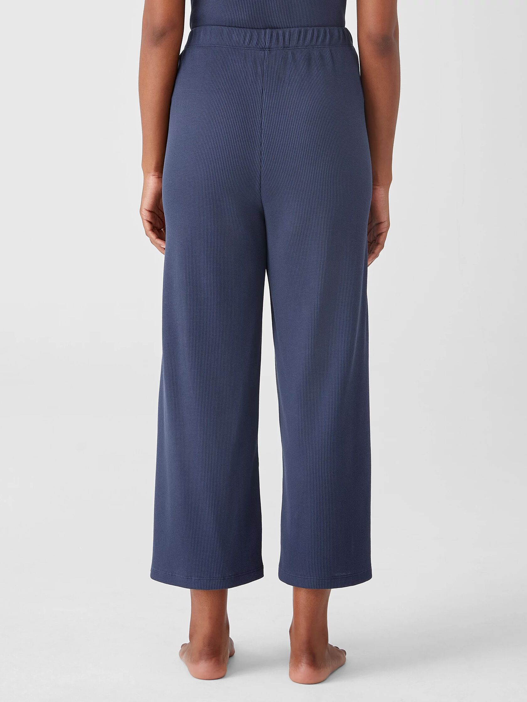 Cozy Organic Cotton Thermal Wide-Leg Pant