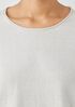 Peruvian Organic Cotton Crepe Crew Neck Top