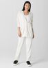 Garment-Dyed Terry Long Cardigan