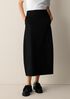 Felted Wool Jersey Lantern Skirt in Regenerative Wool
