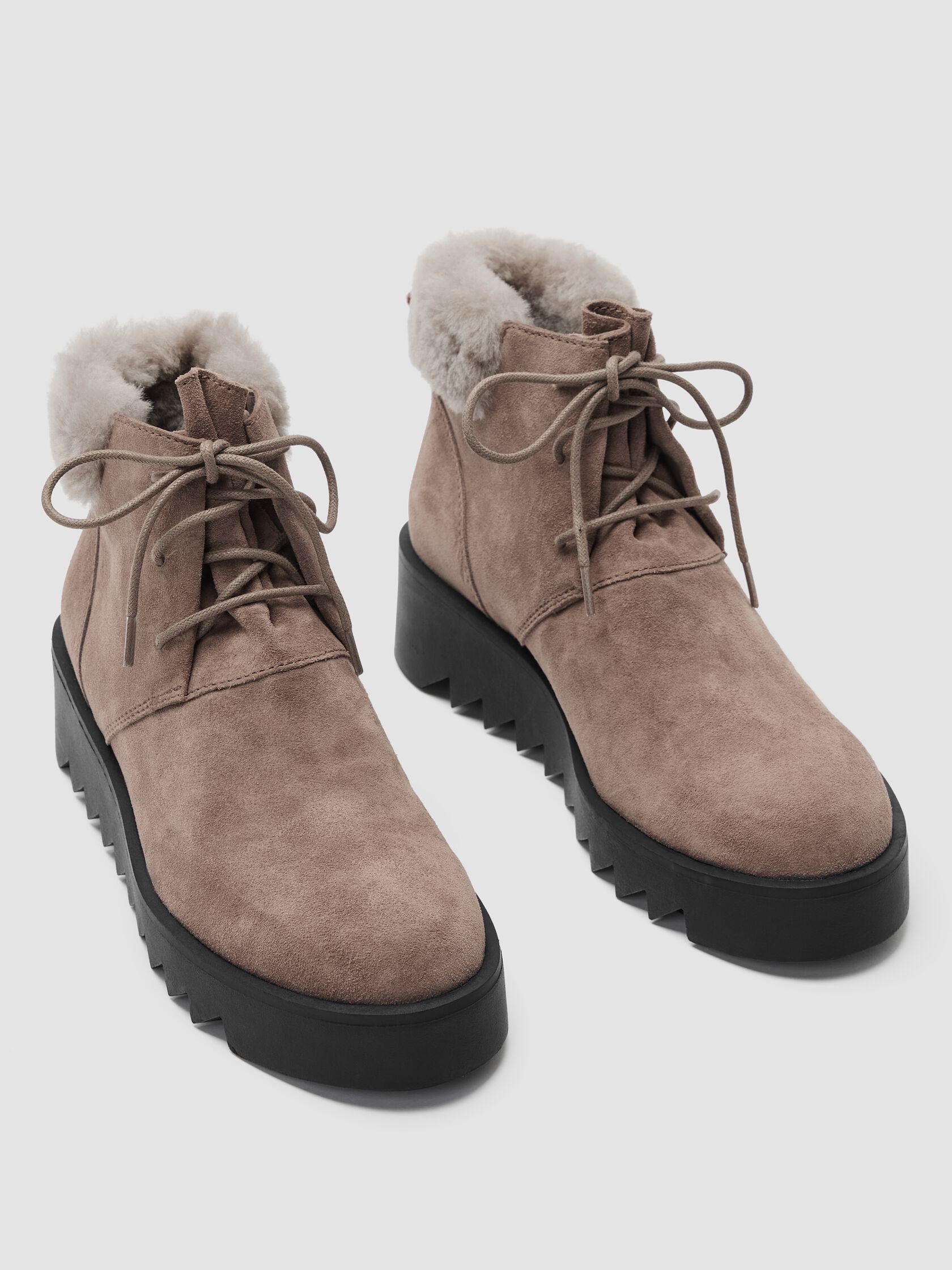 Kenille Sport Suede Wedge Bootie