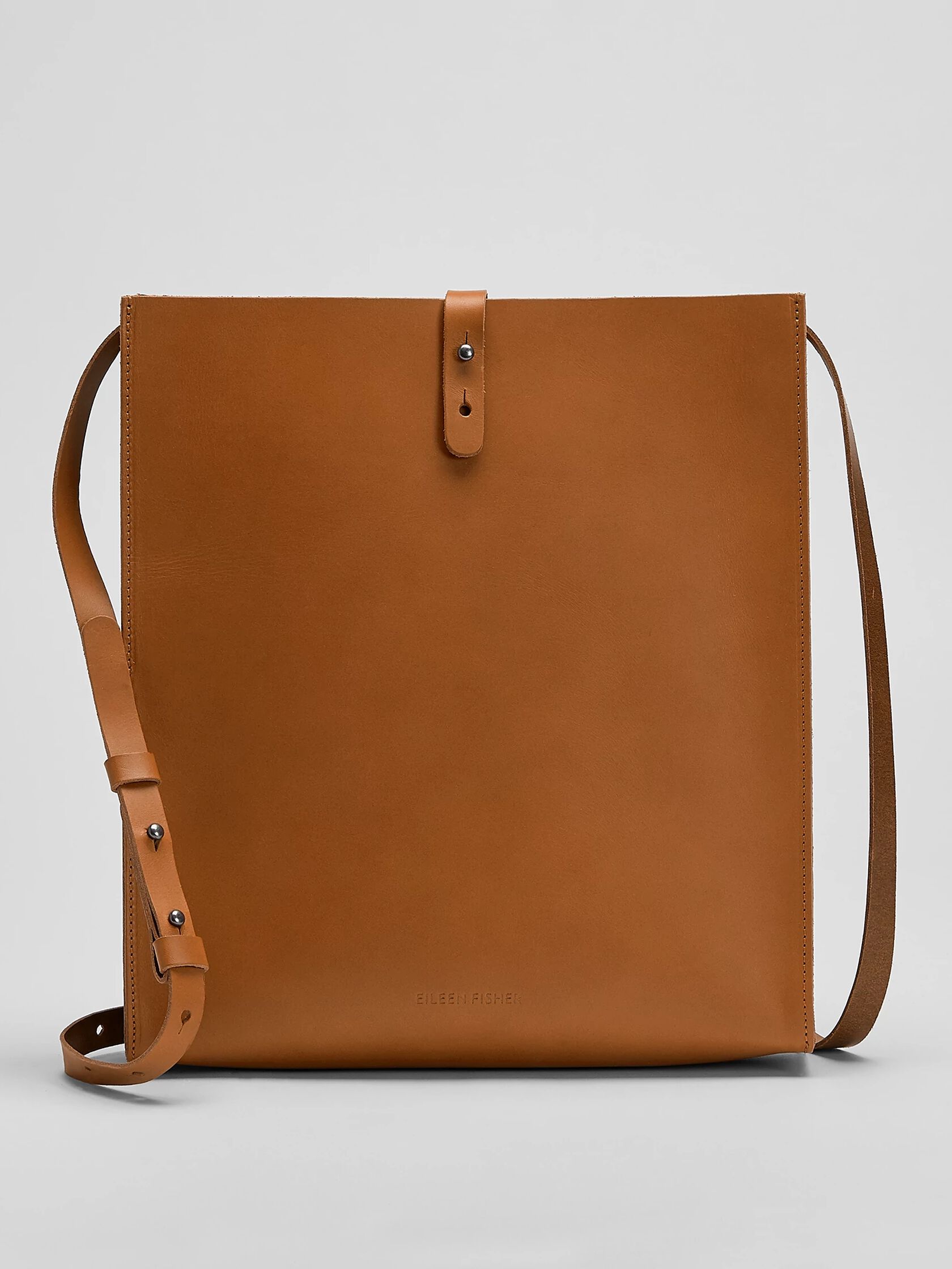 Vegetable Tanned Italian Leather Crossbody Bag