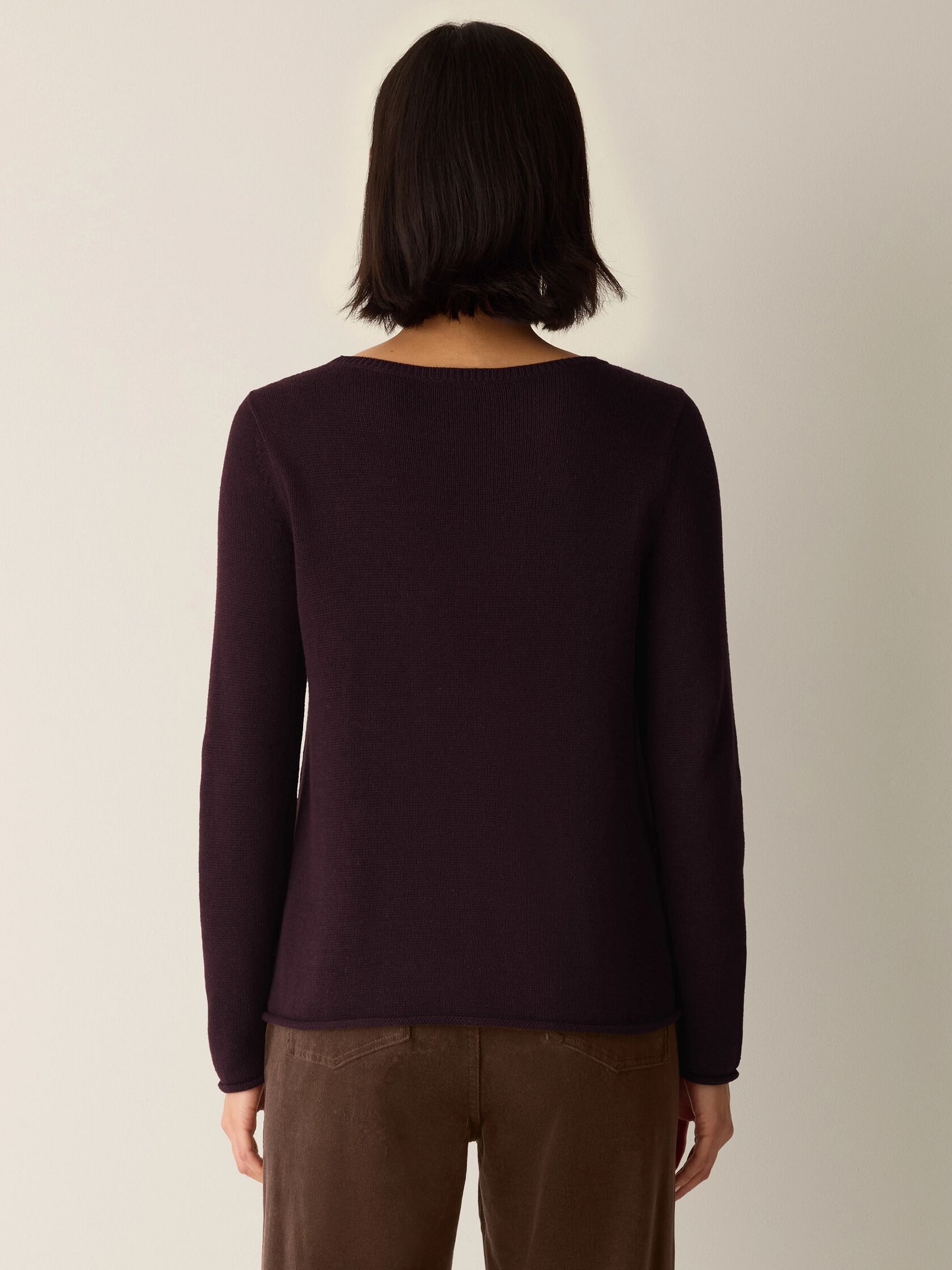 Peruvian Cotton Blend Bateau Neck Top
