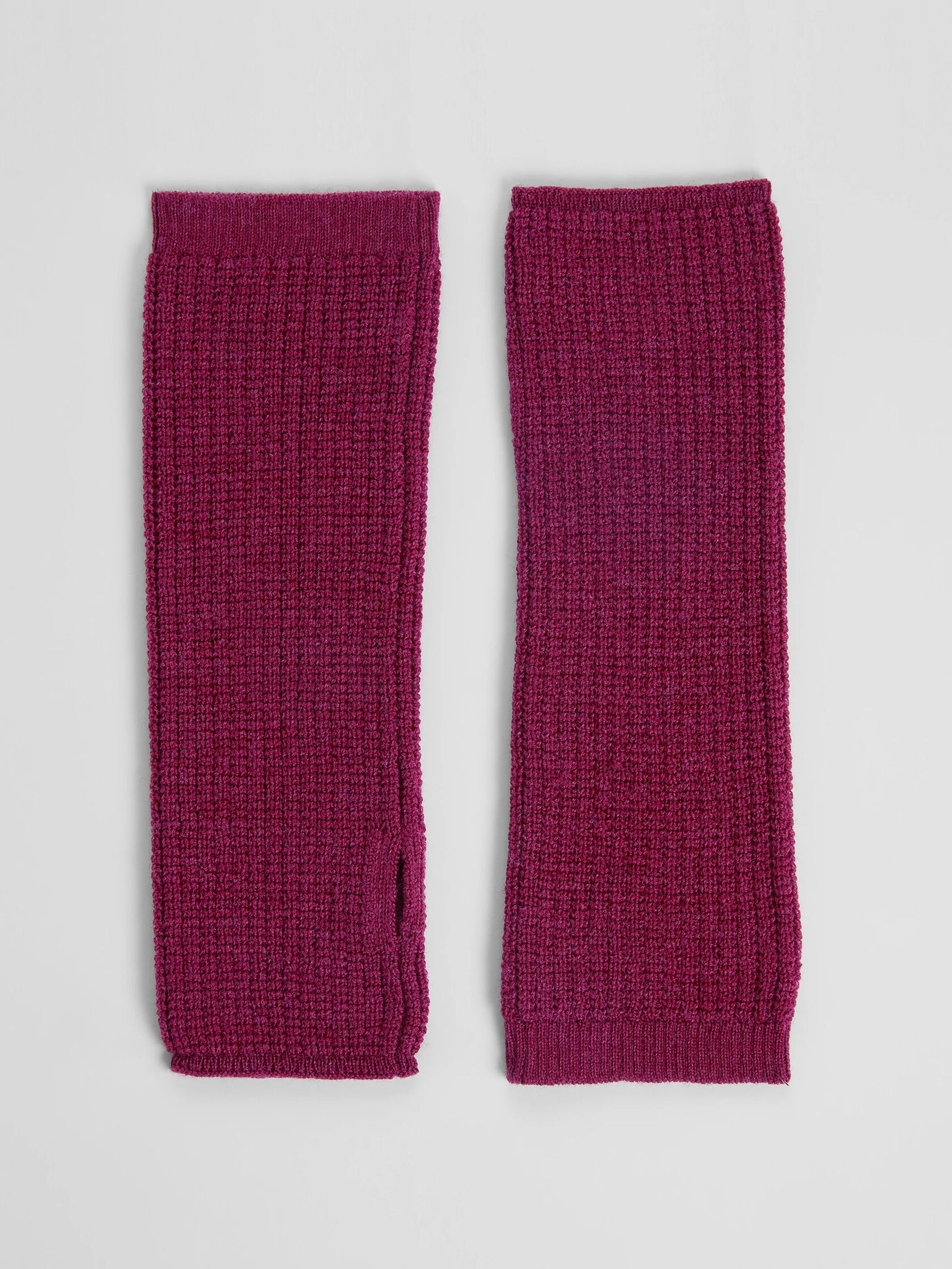 Merino Thermal Rib Glovelettes in Regenerative Wool