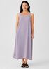 Silk Georgette Crepe Square Neck Dress
