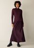 Textured Satin Slip Skirt