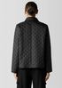 Eggshell Recycled Nylon Classic Collar Coat