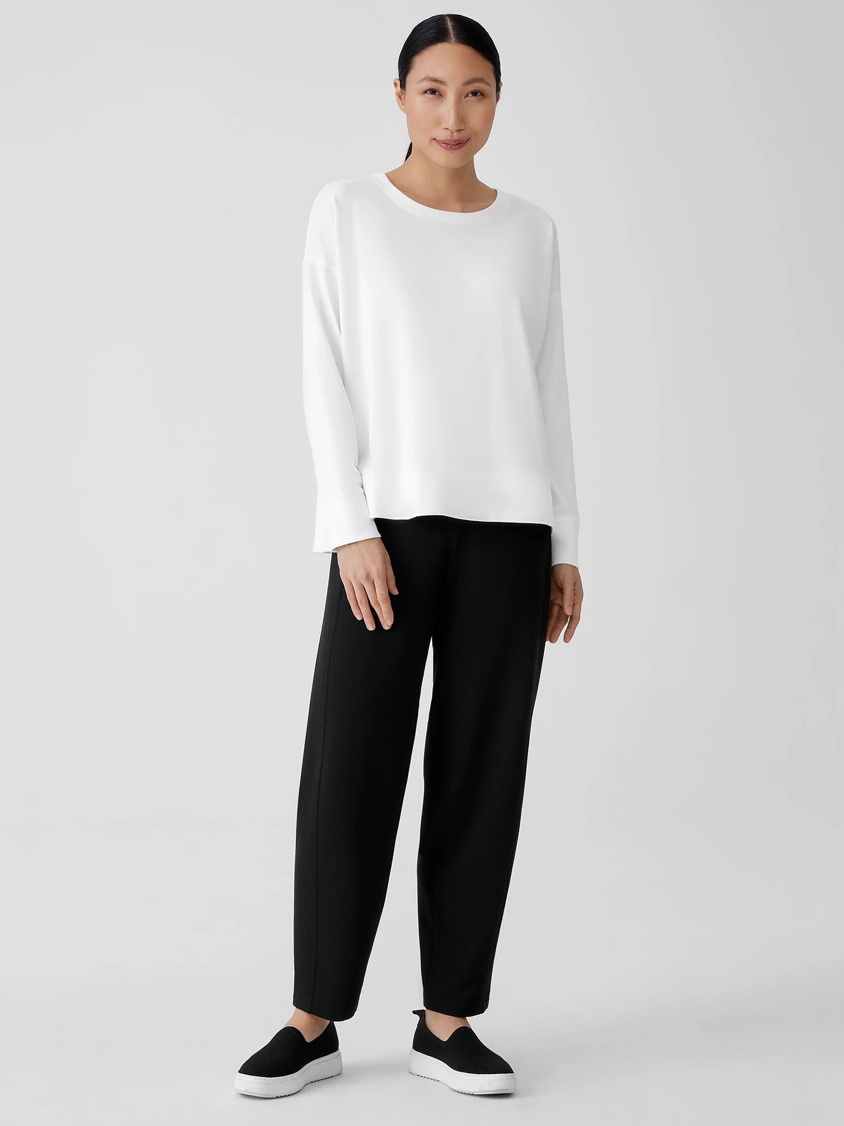 Cozy Brushed Terry Hug Lantern Pant