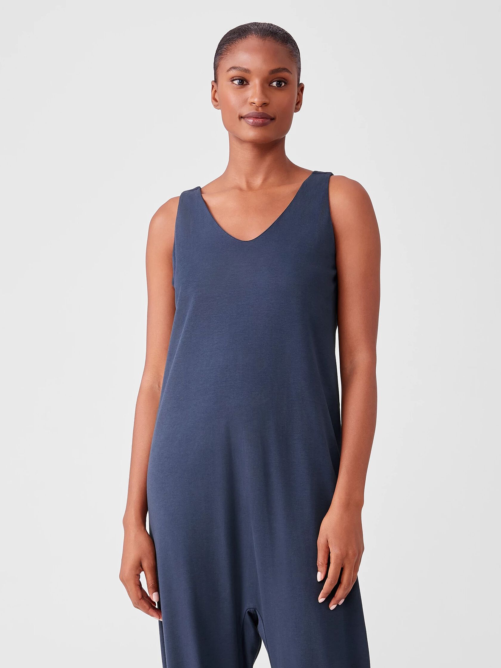 Organic Cotton Interlock Sleep Jumpsuit | EILEEN FISHER