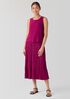 Silk Georgette Crepe Round Neck Vest