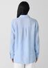 Puckered Organic Linen Stripe Classic Collar Shirt