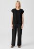 Organic Linen Jersey Square Top