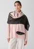 Hand-Dyed Abstract Silk Scarf