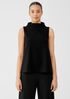 Traceable Cotton Jersey Funnel Neck Tank