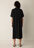 Organic Cotton Lofty Gauze Classic Collar Shirtdress
