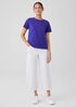 Organic Pima Cotton Jersey Round Neck Tee