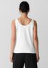 Pima Cotton Stretch Jersey Scoop Neck Tank