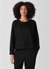 Lightweight Ponte Round Neck Top