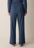 Organic Cotton Rib Straight Sleep Pant