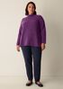 Cashmere Silk Boucle Bliss Turtleneck Top
