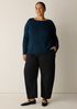 Peruvian Cotton Blend Bateau Neck Top